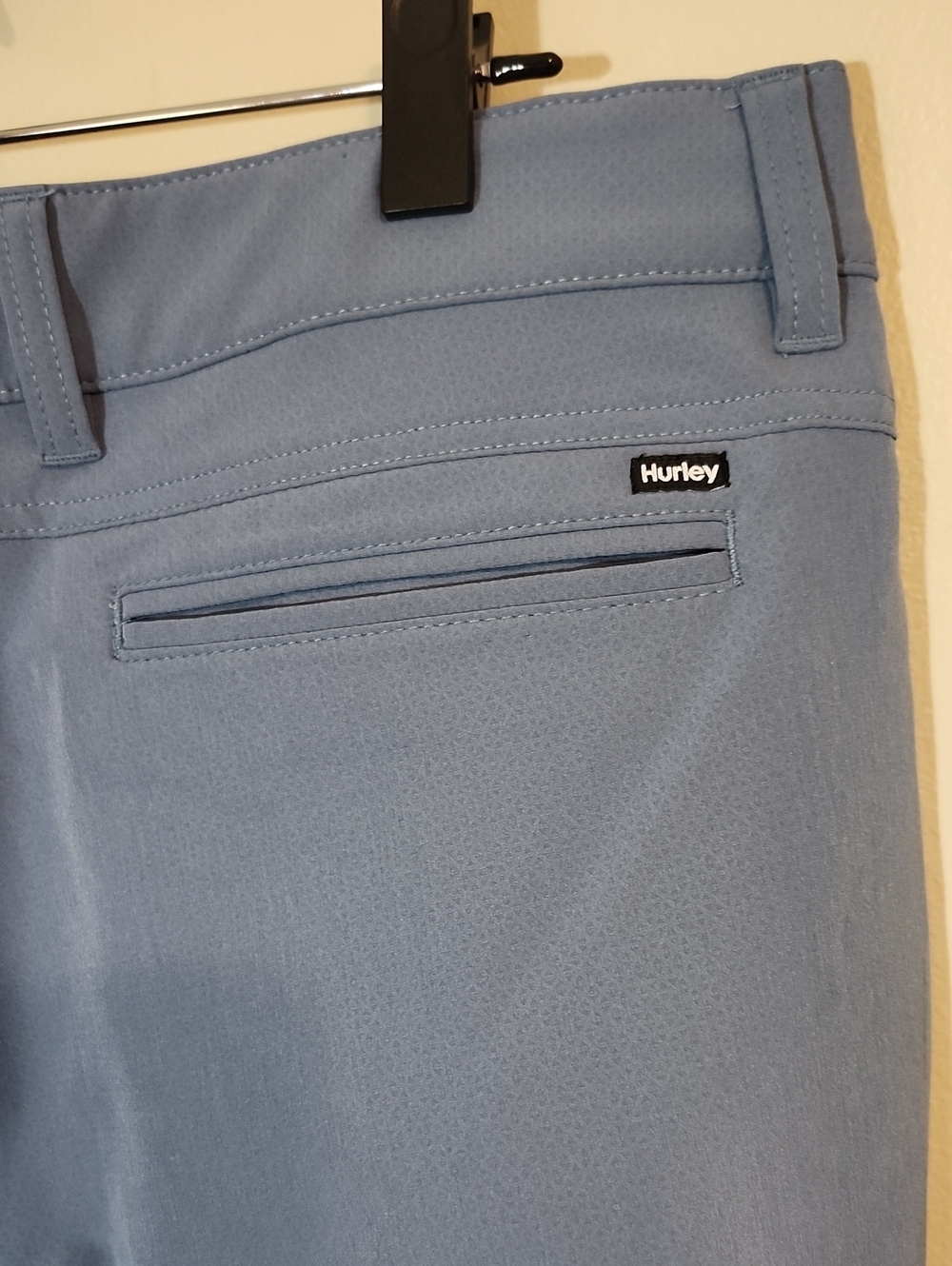 Hurley Men's Sky Blue Hybrid Shirts 34 - Picture 6 of 8